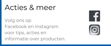 Für Aktionen folge uns auf Facebook und Instagram